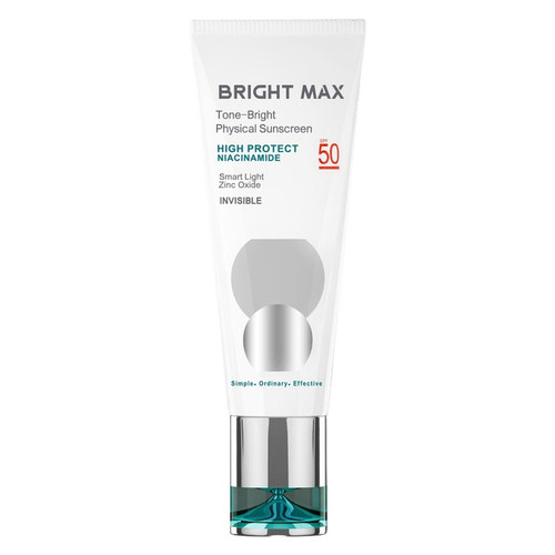 کرم ضد آفتاب بدون رنگ برایت مکس SPF 50 مدل PHY مناسب انواع پوست حجم 40 میلیلیتر