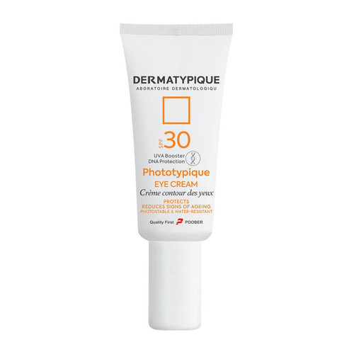 کرم ضد آفتاب بی رنگ دور چشم درماتیپیک SPF 30 مدل Phototypique محافظ UVA ،UVB مناسب برای انواع پوست حجم 20 میلیلیتر