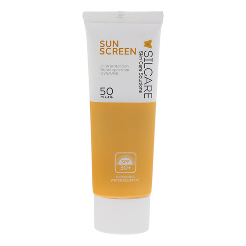 کرم ضد آفتاب بدون رنگ سیلکر +SPF 30 مناسب انواع پوست حجم 50 میلیلیتر
