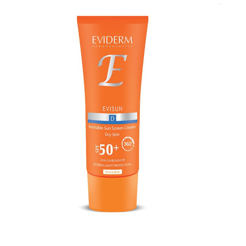کرم ضد آفتاب بدون رنگ اویدرم SPF 50 مدل 959 مناسب برای پوست های خشک حجم 40 میلیلیتر