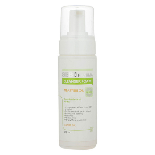 فوم پاک کننده صورت مای سری سبوفارما مدل Tea Tree Oil حجم 150 میلی لیتر