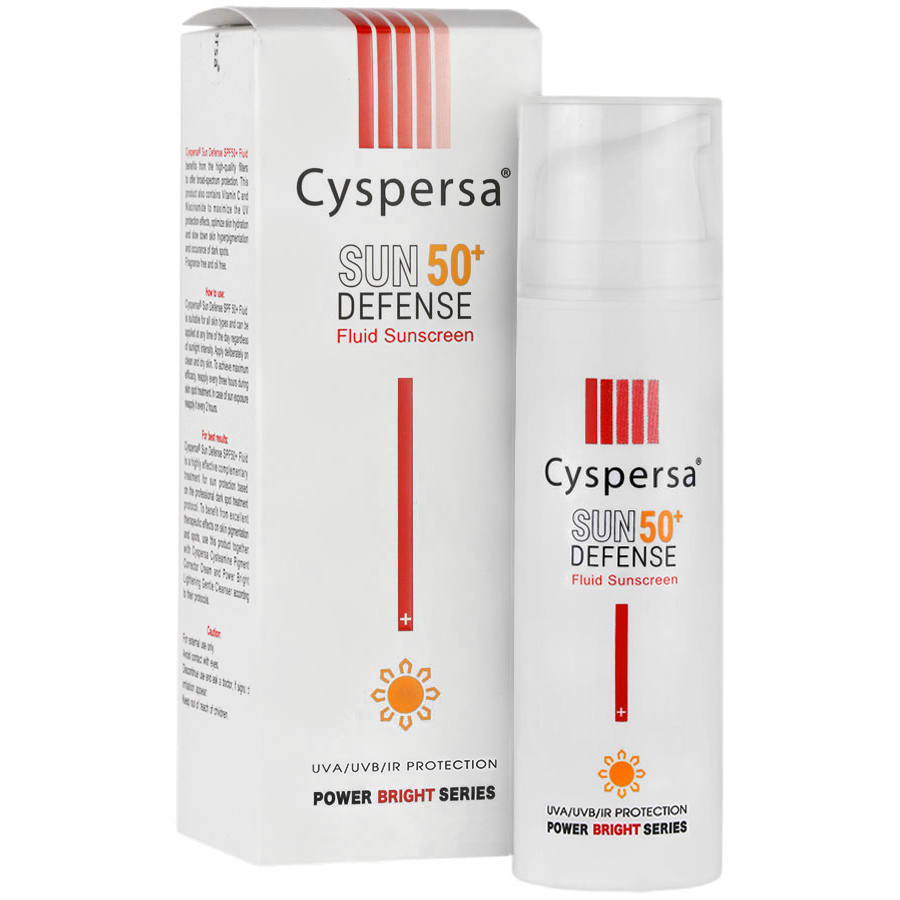 فلوئید ضد آفتاب سیسپرسا ضد لک SPF50 حجم 50 میلی لیتر